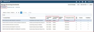 Manage Processing Constraints - Oracle ERP Cloud | Tangenz Corporation