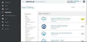 Setup Generic LDAP V3 Application Oracle IDCS