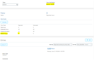 Oracle HCM Cloud: Absence entry integration with Time card page