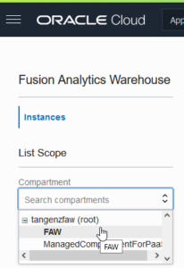 Fusion Analytics Warehouse | Tangenz Corporation