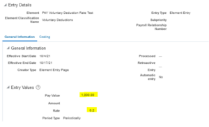 Payroll run result | Oracle HCM