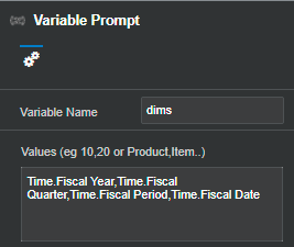Variable prompt values | Tangenz corporation