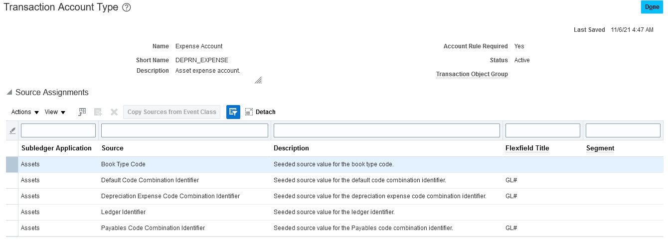 Derive Segments of Depreciation Expense Account - Tangenz